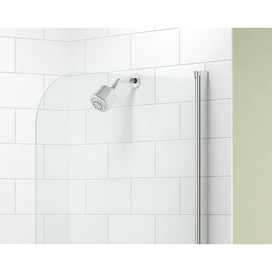 Merlyn 6mm Single Panel Hinged Curved Bath Screen - MB1