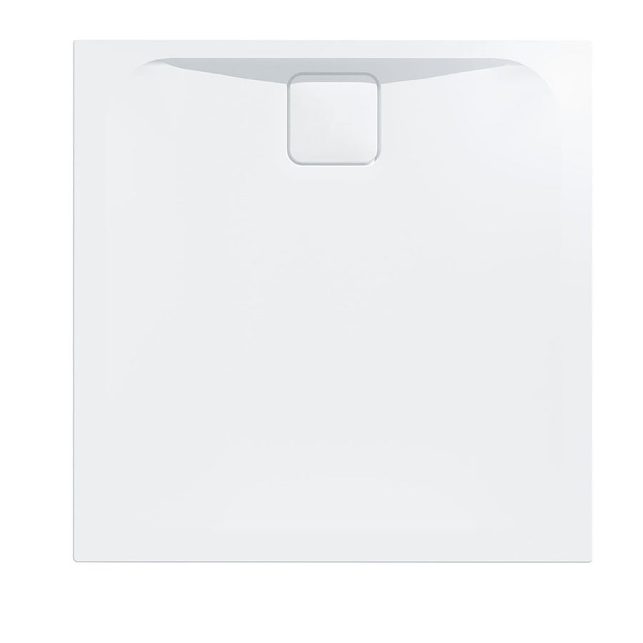 Top view of Merlyn Level25 square shower tray and drain