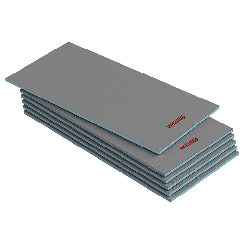 Warmup Insulation Tile Backer Board for Walls & Floors 6mm Thick - 8 Pack