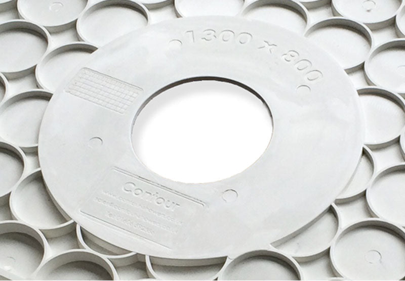 Contour ShowerDec - Reinforce Waste Collar
