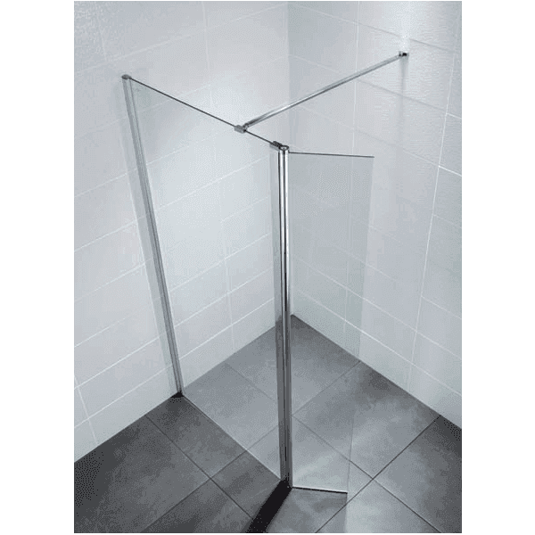 Hinged hotsell shower screen