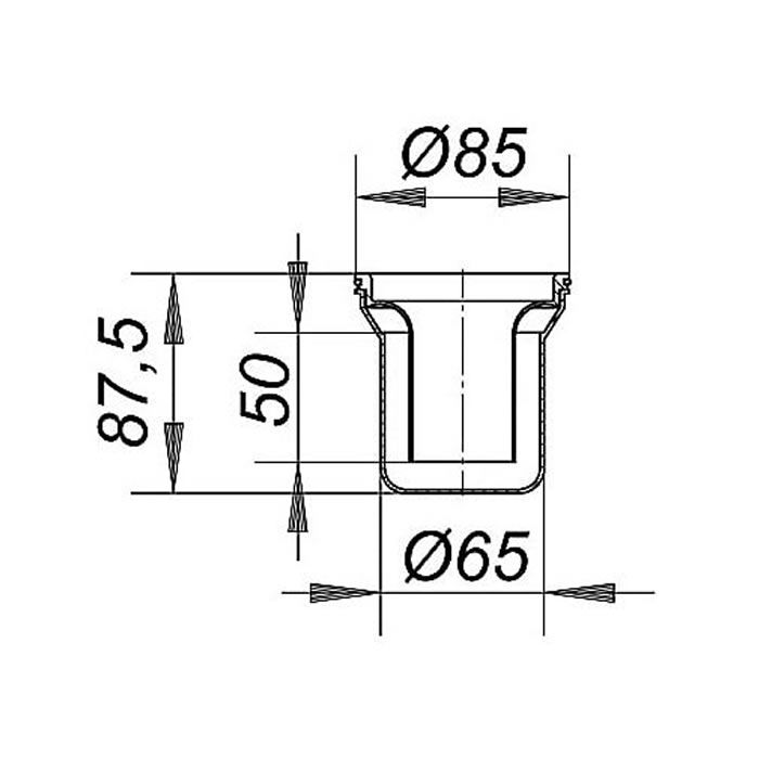 Replacement hair trap for Dallmer drain