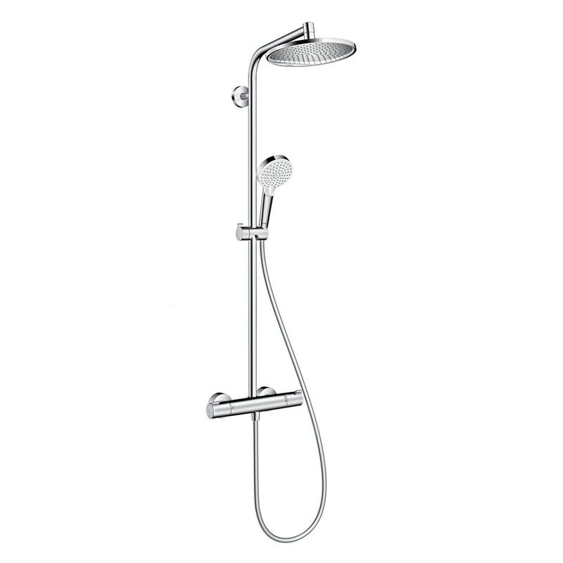 Hansgrohe Crometta S 240 Showerpipe with thermostatic controls