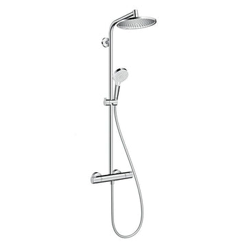 Hansgrohe Crometta S 240 Showerpipe with thermostatic controls