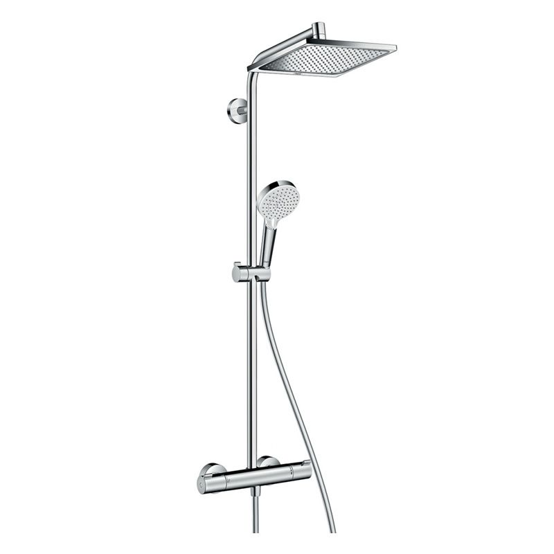 Hansgrohe Crometta E 240 Showerpipe with thermostatic control