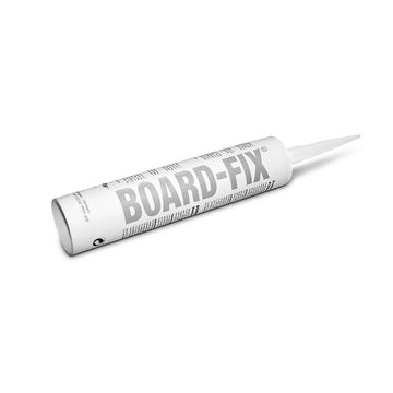 Jackoboard Board Fix Adhesive & Sealing Agent - 290ml tube for wet room waterproofing and sealing construction board joints. Solvent-free and paintable.