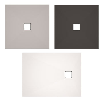 Wedi Fundo Top Primo shower bases in three colors