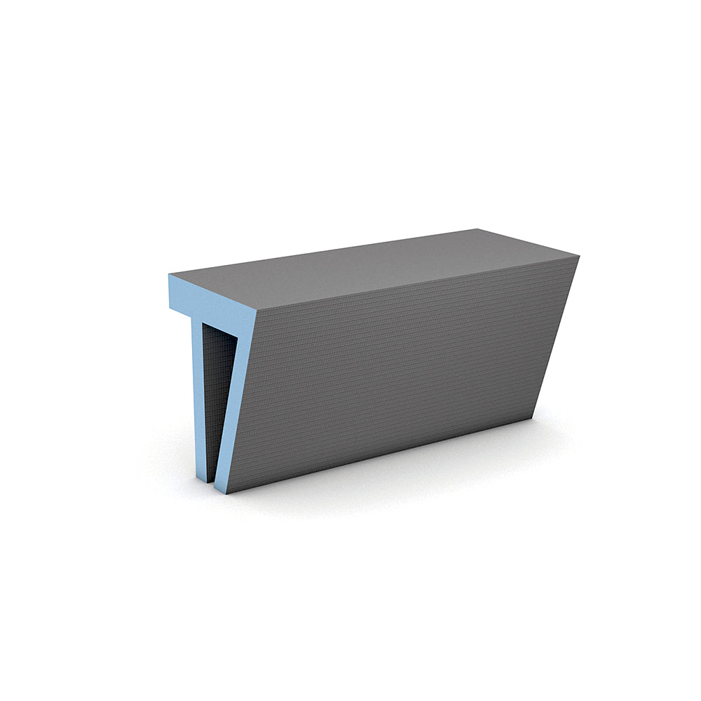 wedi Sanoasa Bench Wet Room Shower Seat - Angled with sloped front edge and tileable surface for accessible bathroom installations.